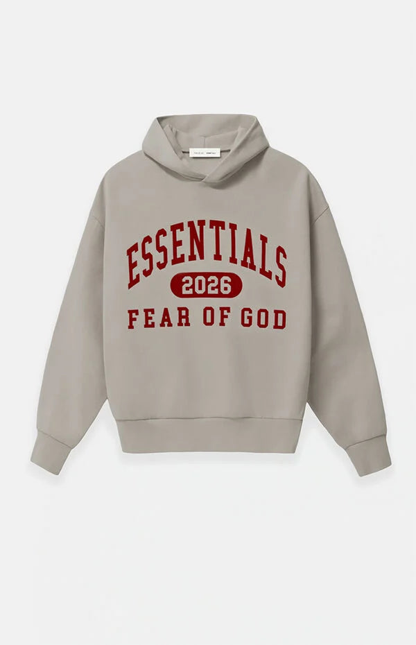 Fear of God ESSENTIALS Smoke Grey Hoodie & Sweatpants