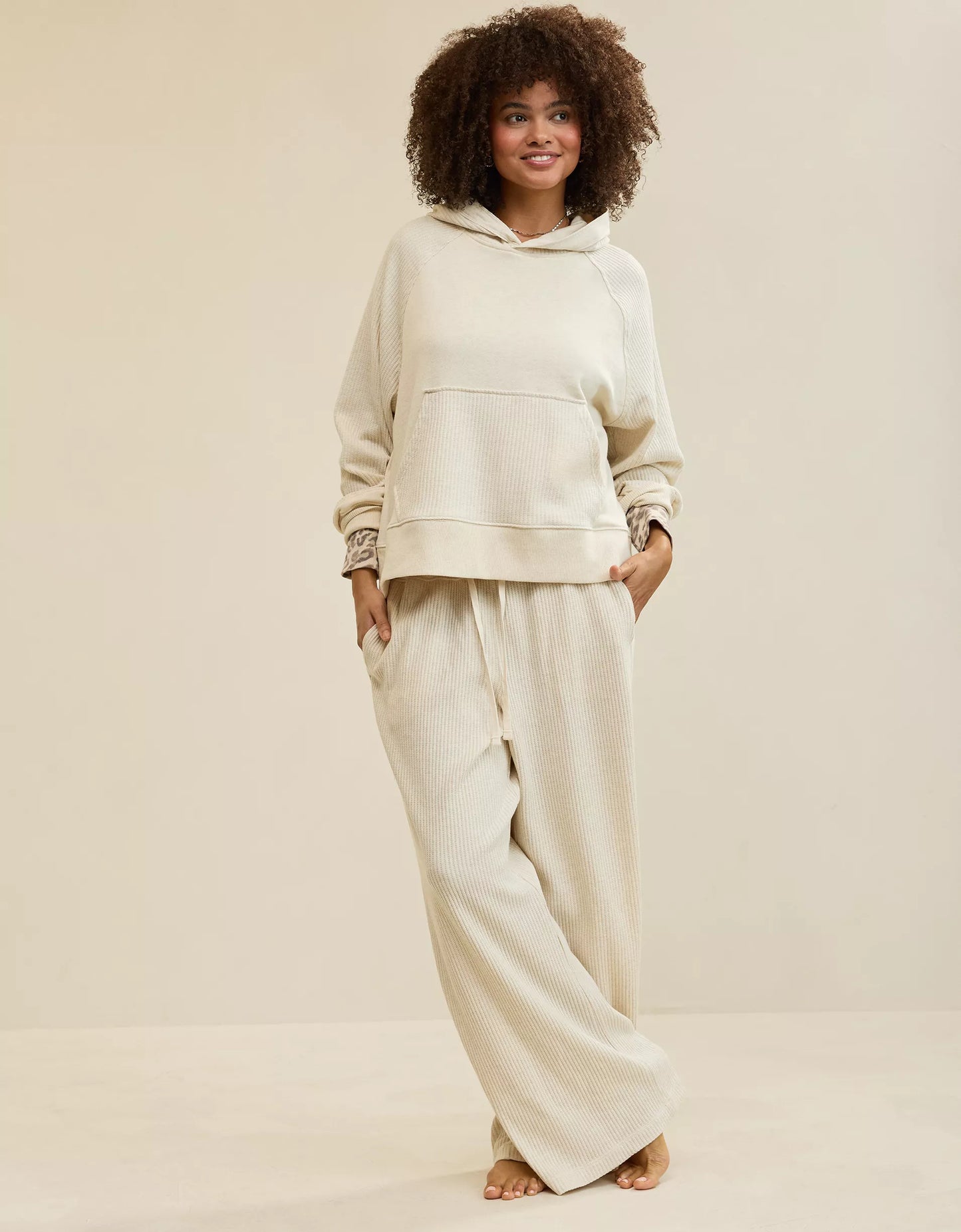 Essential Waffle Hoodie & Trouser Set