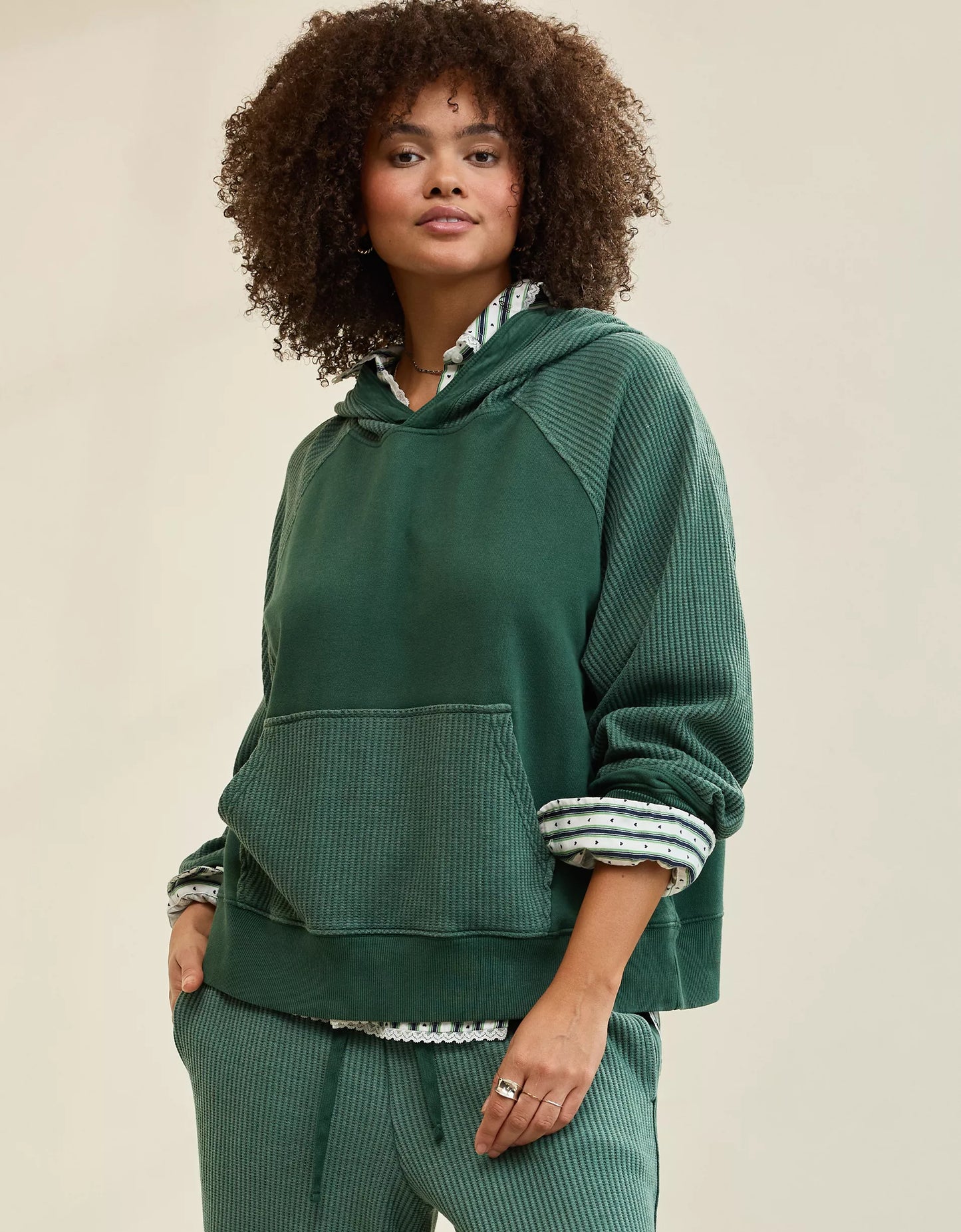 Essential Waffle Hoodie & Trouser Set