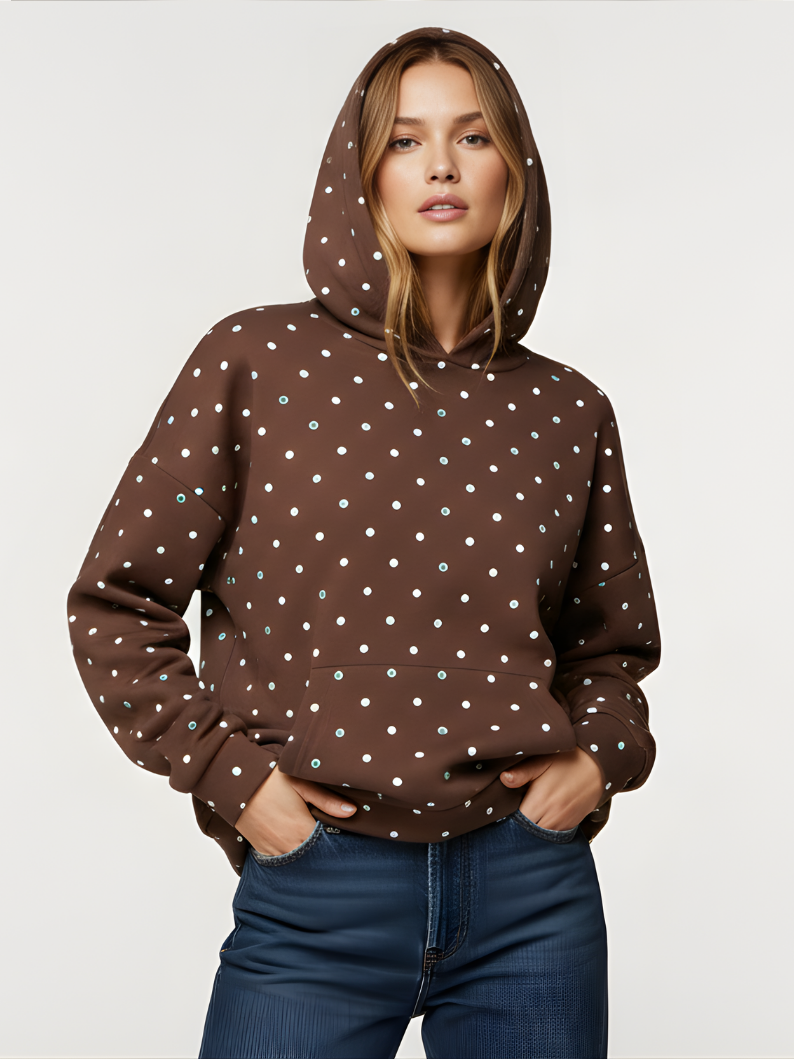 Brown Polka Dot Set