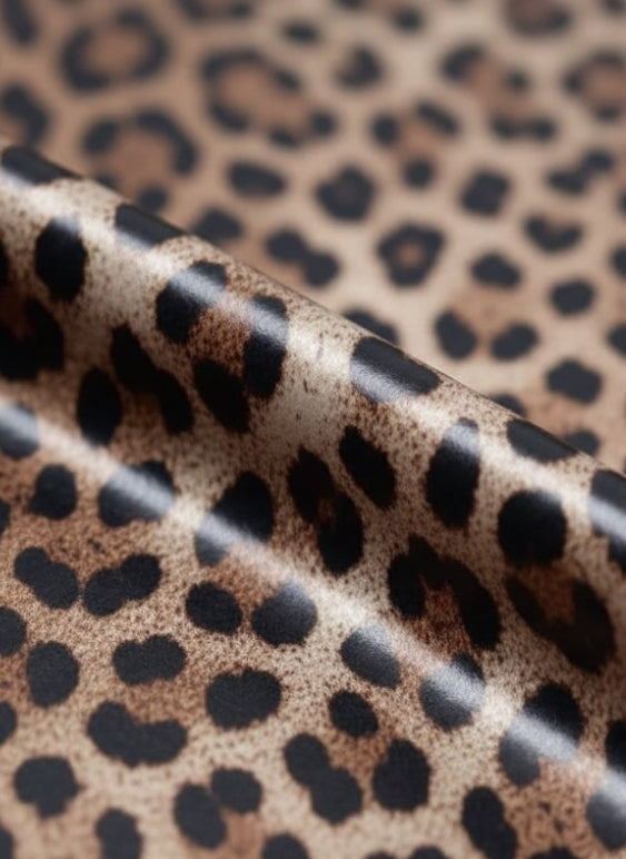 LEOPARD SEQUIN MAXI SKIRT