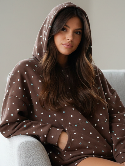 Brown Polka Dot Set