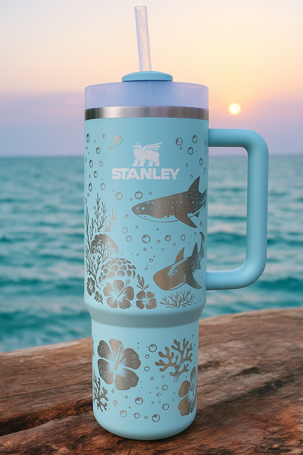 Whale Shark Reef Adventure 40 oz Tumbler