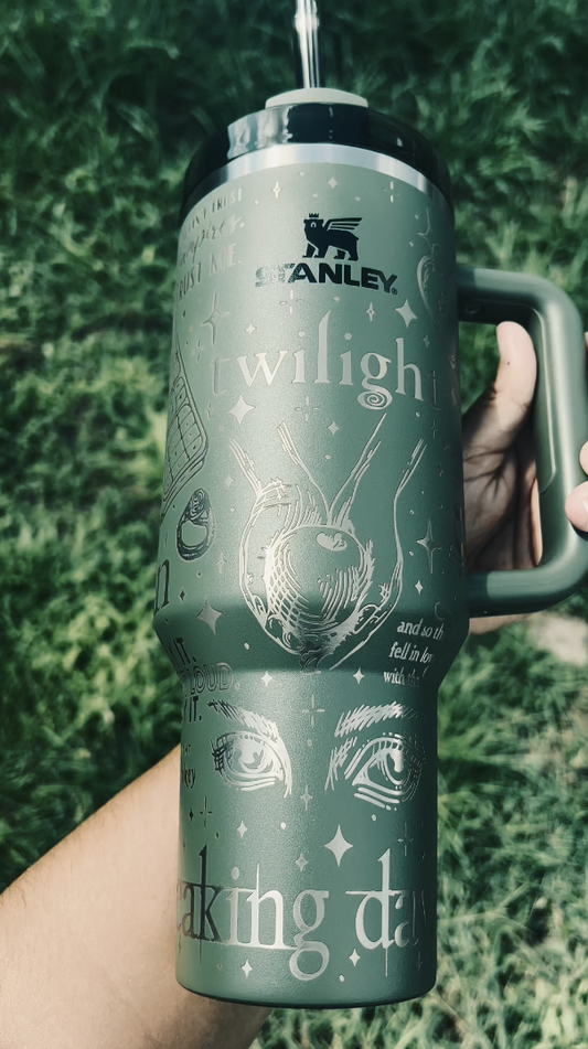 Stanley x Twilight theme Engraved 40 oz Tumbler
