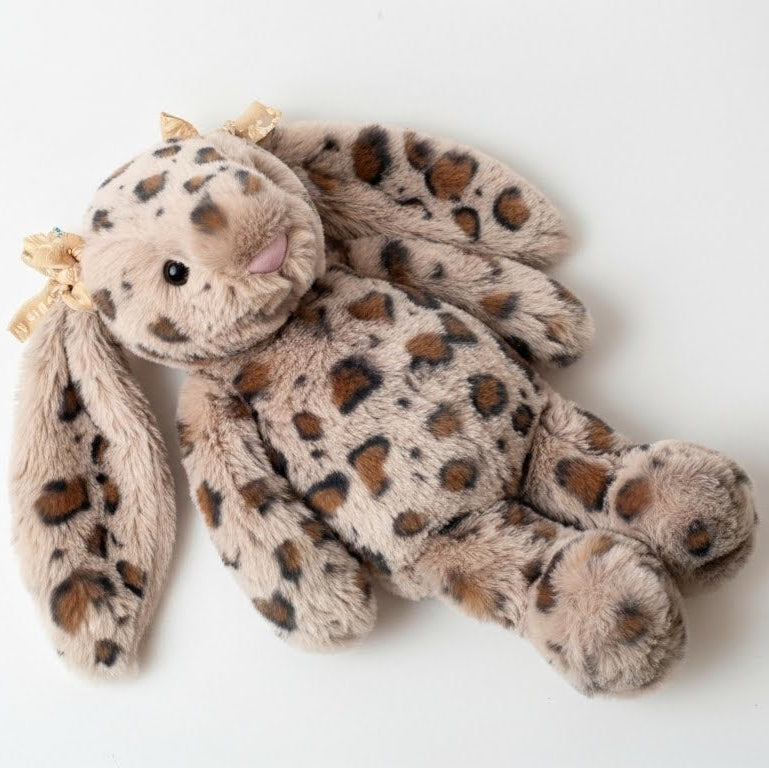 Leopard Print Jellycat Bashful Bunny