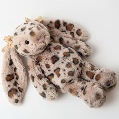 Leopard Print Jellycat Bashful Bunny