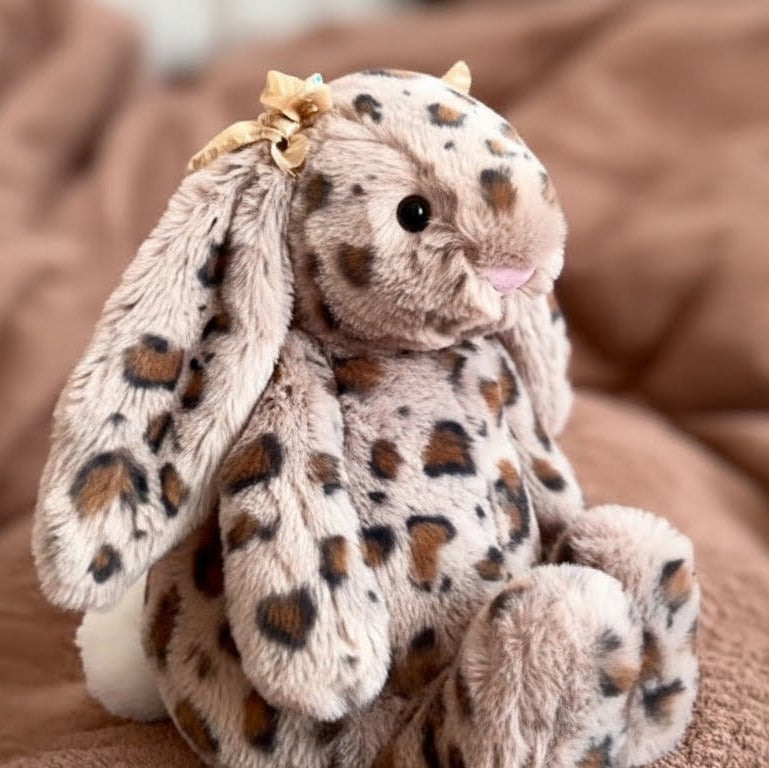 Leopard Print Jellycat Bashful Bunny