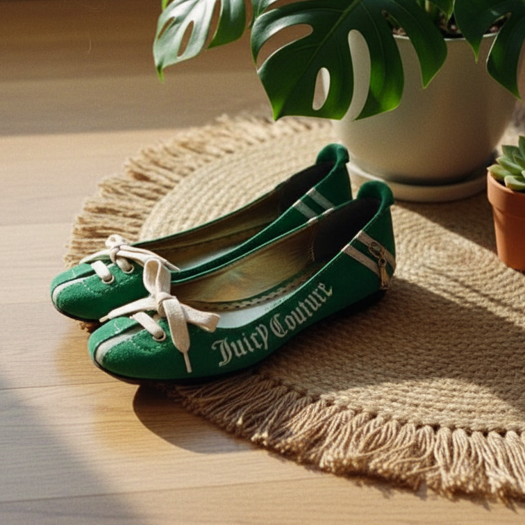 Classic Juicy Couture Ballet Flats
