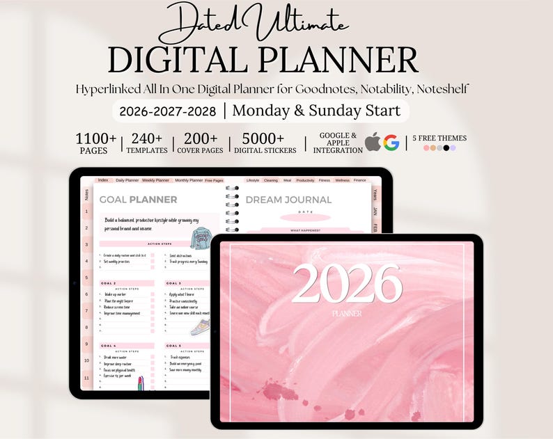 2026 Digital Planner (worth $18)